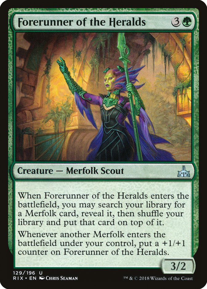 Forerunner of the Heralds [Rivals of Ixalan] | Card Merchant Takapuna