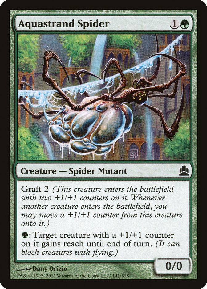 Aquastrand Spider [Commander 2011] | Card Merchant Takapuna