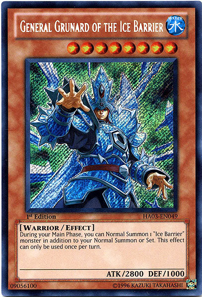 General Grunard of the Ice Barrier [HA03-EN049] Secret Rare | Card Merchant Takapuna