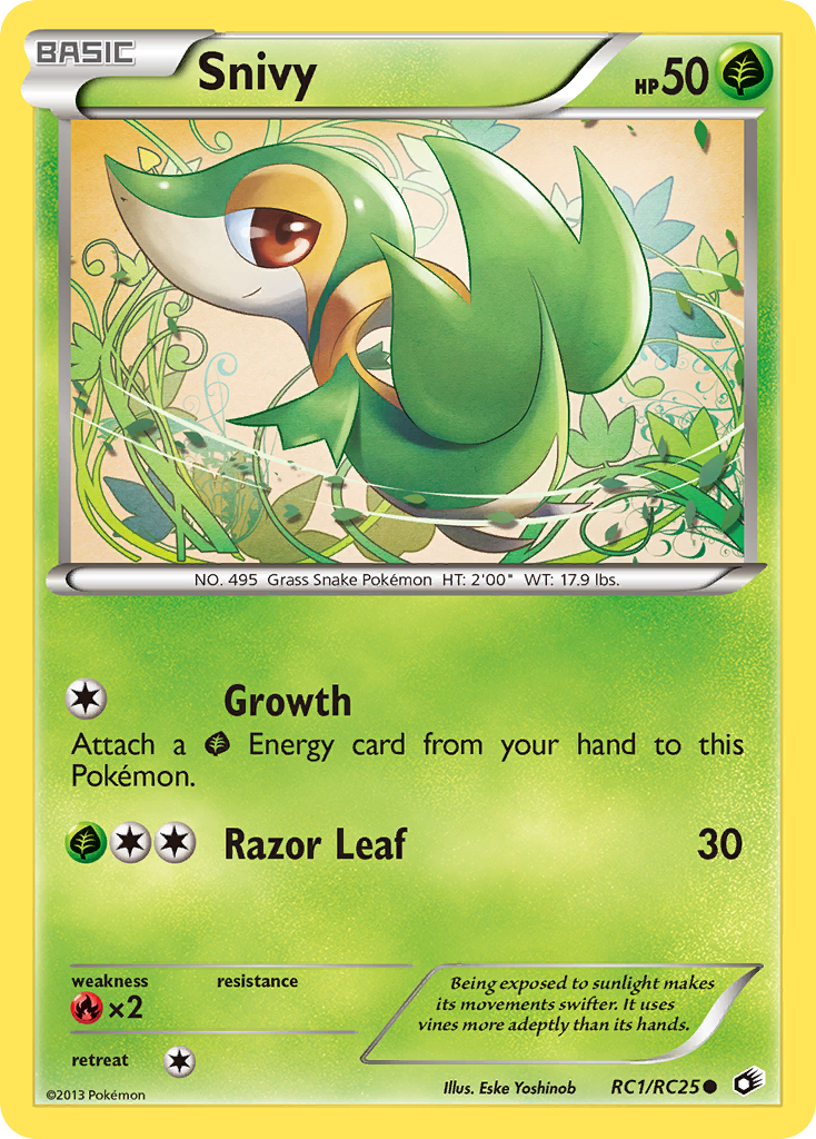 Snivy (RC1/RC25) [Black & White: Legendary Treasures] | Card Merchant Takapuna