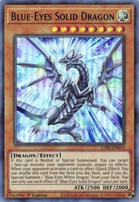 Blue-Eyes Solid Dragon (Green) [LDS2-EN014] Ultra Rare | Card Merchant Takapuna