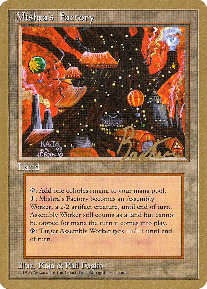 Mishra's Factory (George Baxter) [Pro Tour Collector Set] | Card Merchant Takapuna