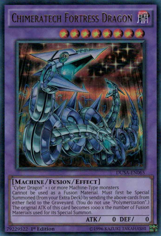 Chimeratech Fortress Dragon [DUSA-EN065] Ultra Rare | Card Merchant Takapuna