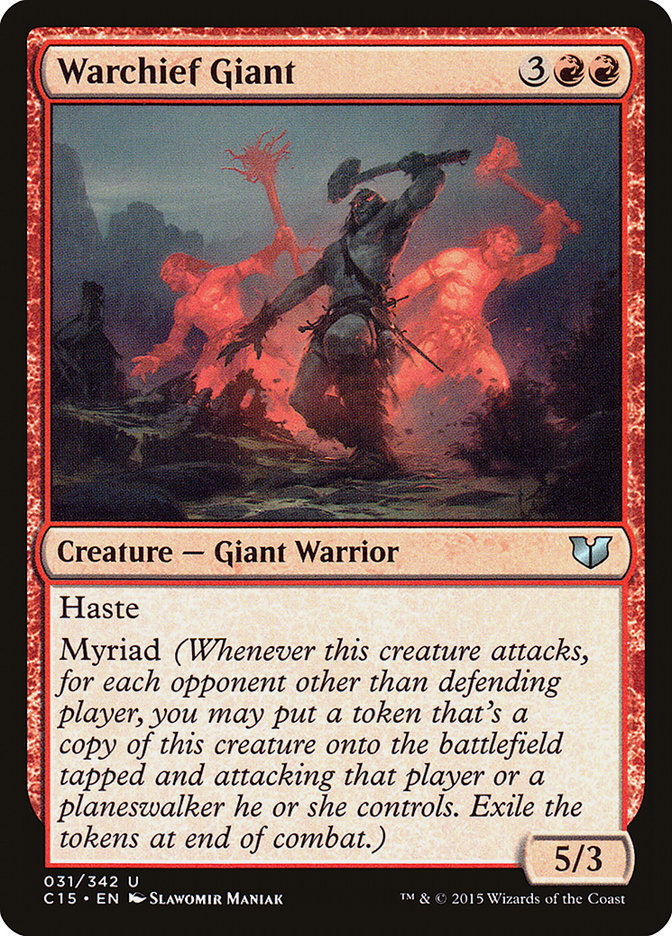 Warchief Giant [Commander 2015] | Card Merchant Takapuna