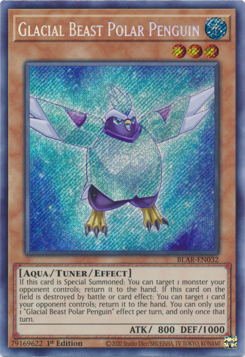 Glacial Beast Polar Penguin [BLAR-EN032] Secret Rare | Card Merchant Takapuna