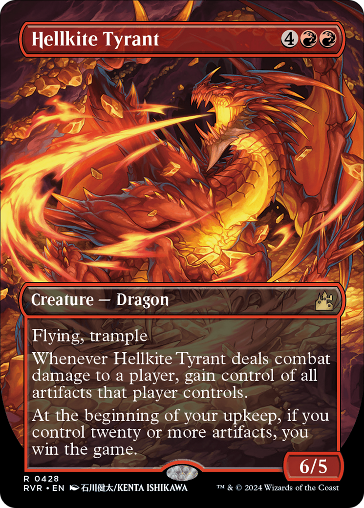 Hellkite Tyrant (Anime Borderless) [Ravnica Remastered] | Card Merchant Takapuna