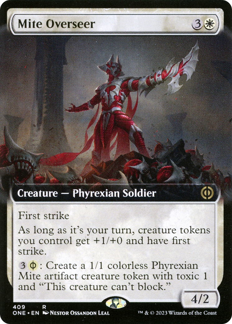 Mite Overseer (Extended Art) [Phyrexia: All Will Be One] | Card Merchant Takapuna