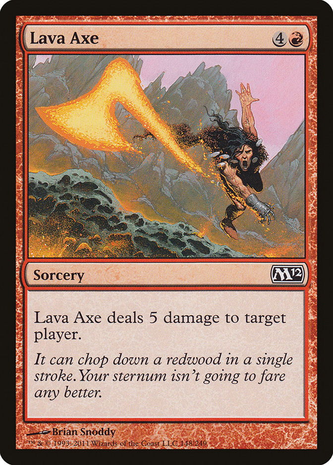 Lava Axe [Magic 2012] | Card Merchant Takapuna