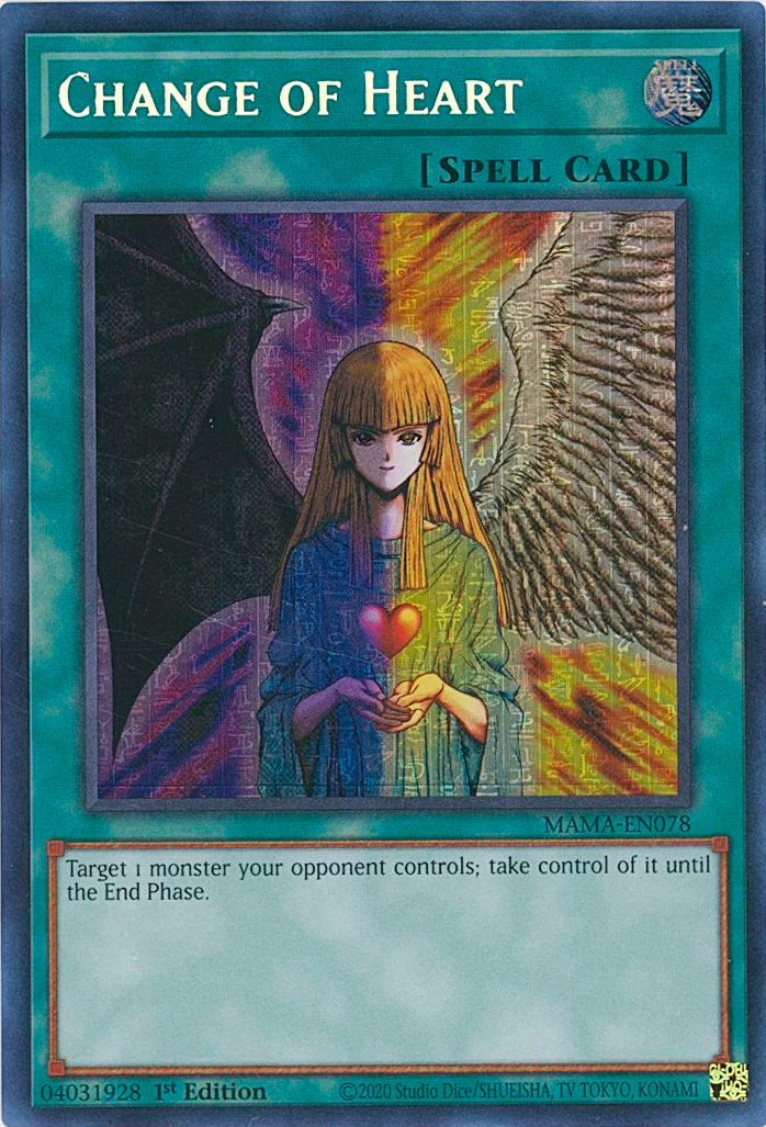 Change of Heart [MAMA-EN078] Ultra Pharaoh's Rare | Card Merchant Takapuna