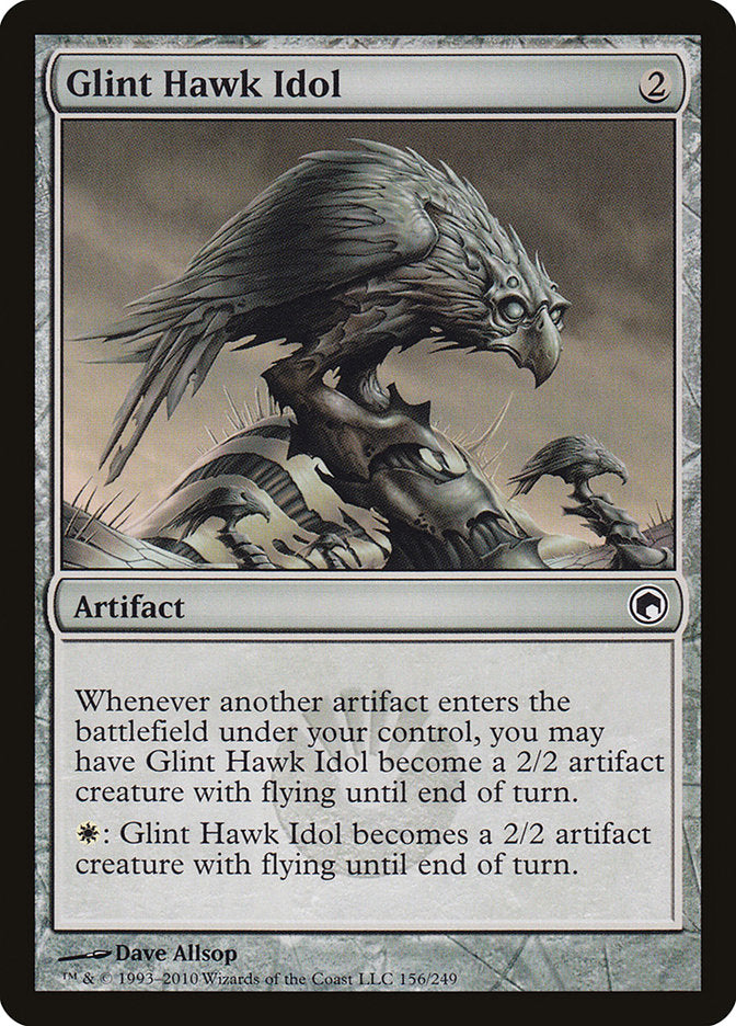 Glint Hawk Idol [Scars of Mirrodin] | Card Merchant Takapuna