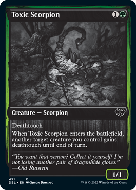 Toxic Scorpion [Innistrad: Double Feature] | Card Merchant Takapuna