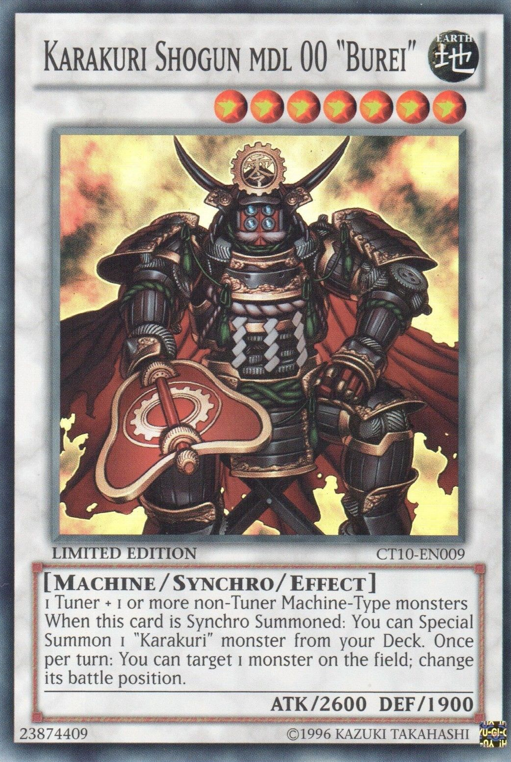 Karakuri Shogun mdl 00 "Burei" [CT10-EN009] Super Rare | Card Merchant Takapuna