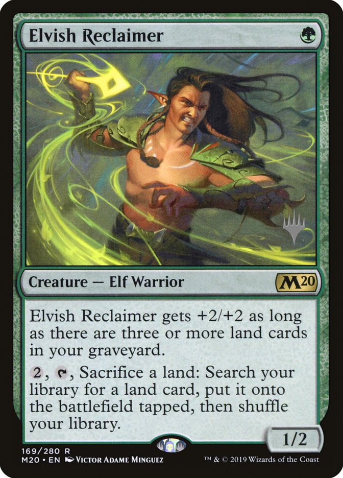 Elvish Reclaimer (Promo Pack) [Core Set 2020 Promos] | Card Merchant Takapuna