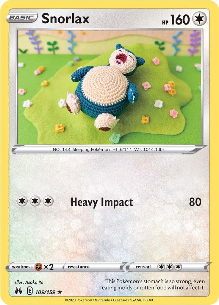 Snorlax (109/159) [Sword & Shield: Crown Zenith] | Card Merchant Takapuna