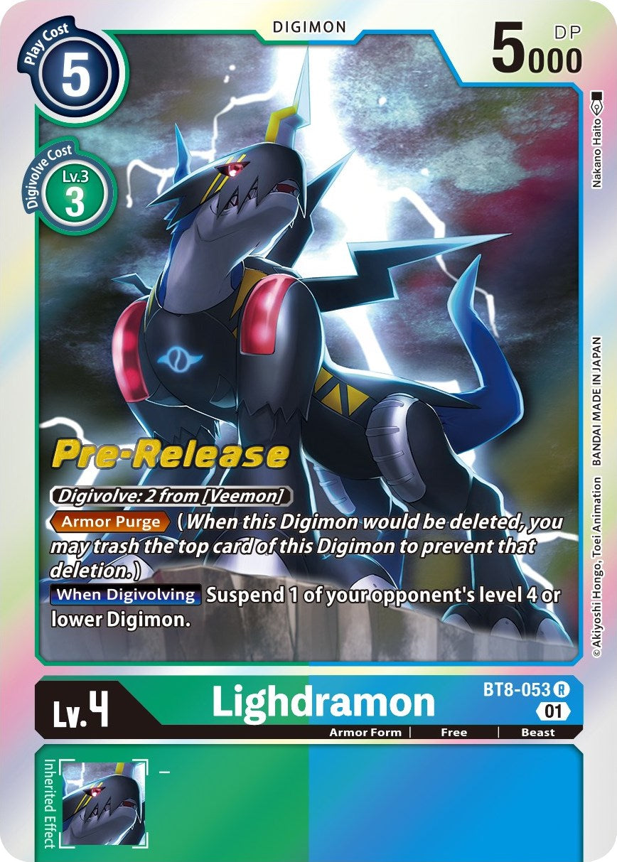 Lighdramon [BT8-053] [New Awakening Pre-Release Cards] | Card Merchant Takapuna