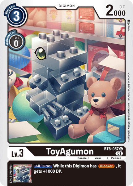 ToyAgumon [BT6-057] [Double Diamond] | Card Merchant Takapuna