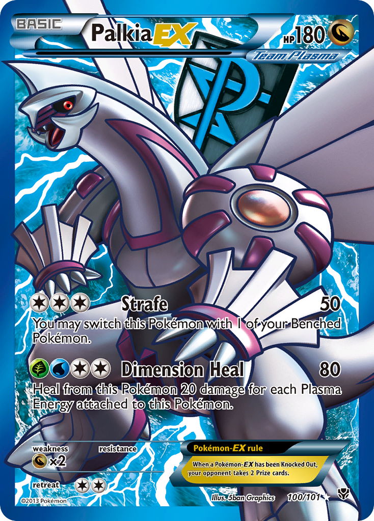 Palkia EX (100/101) [Black & White: Plasma Blast] | Card Merchant Takapuna