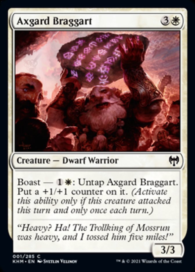 Axgard Braggart [Kaldheim] | Card Merchant Takapuna