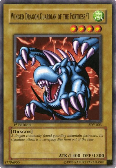 Winged Dragon, Guardian of the Fortress #1 [SDY-003] Common | Card Merchant Takapuna