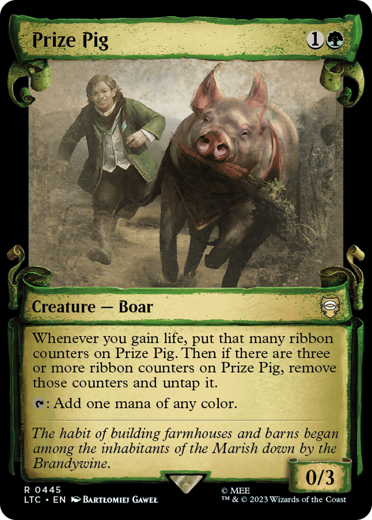 Prize Pig [The Lord of the Rings: Tales of Middle-Earth Commander Showcase Scrolls] | Card Merchant Takapuna