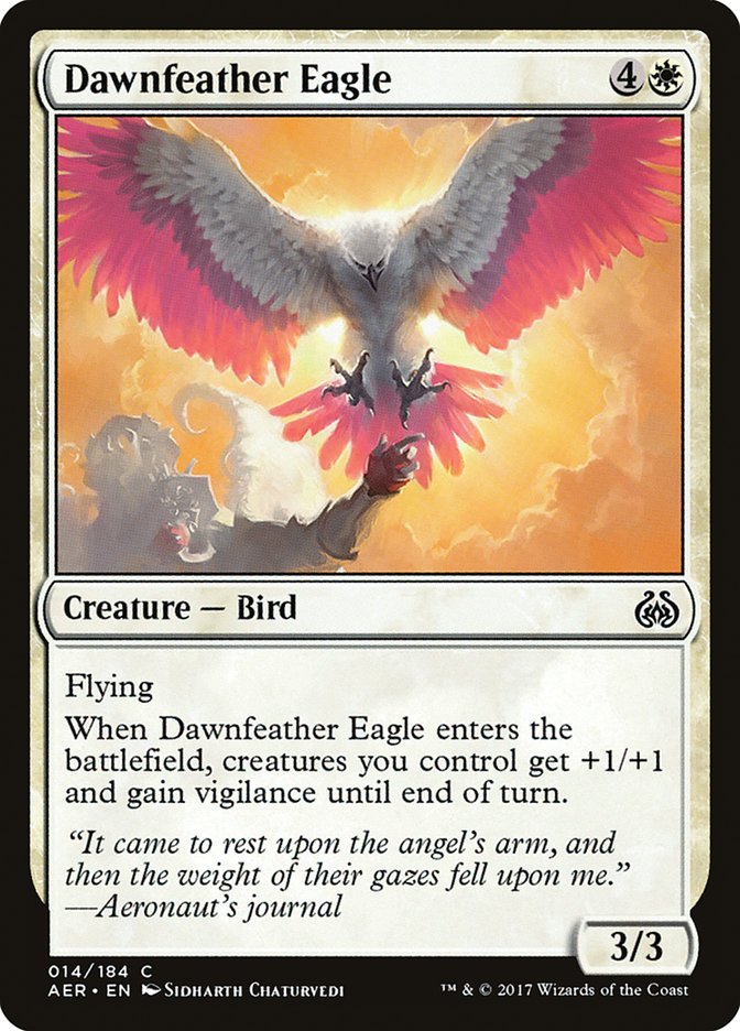 Dawnfeather Eagle [Aether Revolt] | Card Merchant Takapuna