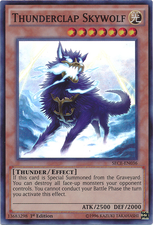 Thunderclap Skywolf [SECE-EN036] Super Rare | Card Merchant Takapuna