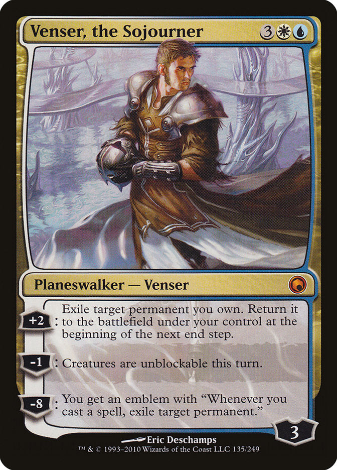 Venser, the Sojourner [Scars of Mirrodin] | Card Merchant Takapuna