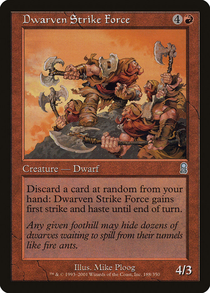 Dwarven Strike Force [Odyssey] | Card Merchant Takapuna