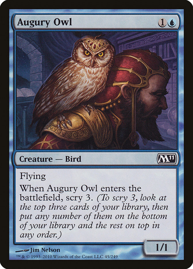 Augury Owl [Magic 2011] | Card Merchant Takapuna