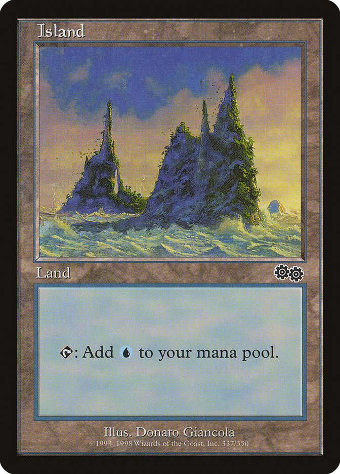 Island (337) [Urza's Saga] | Card Merchant Takapuna