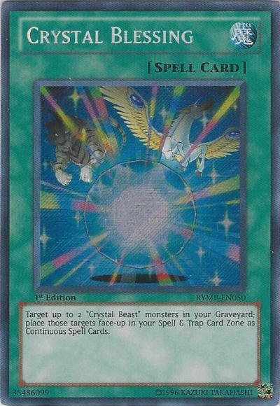 Crystal Blessing [RYMP-EN050] Secret Rare | Card Merchant Takapuna