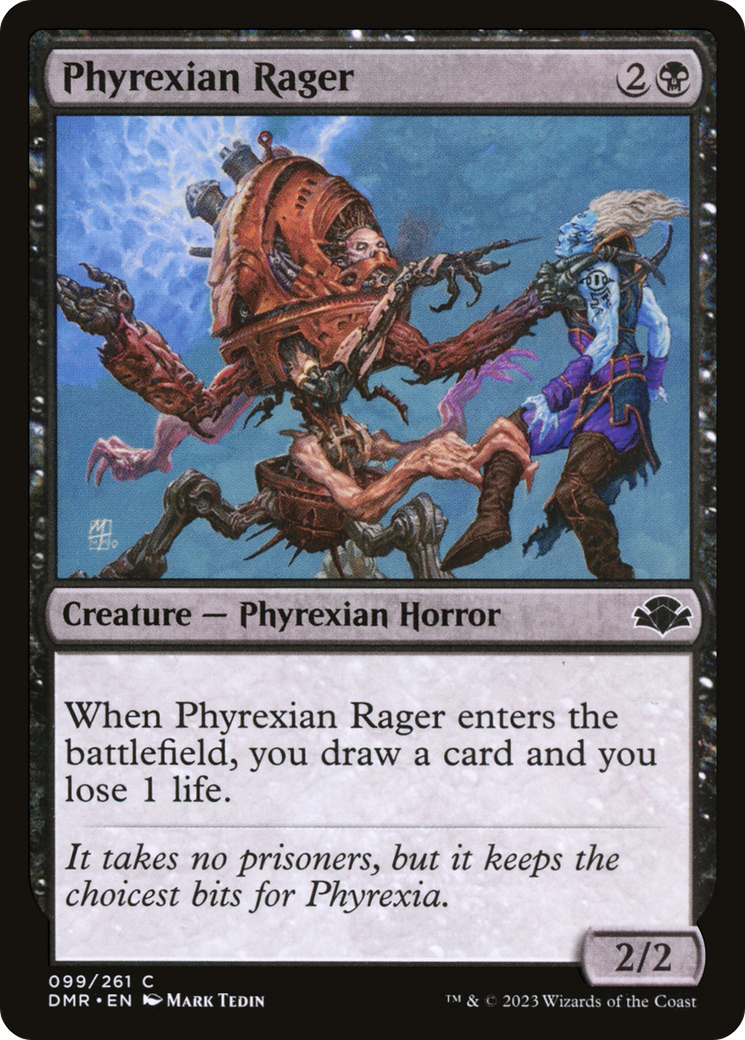 Phyrexian Rager [Dominaria Remastered] | Card Merchant Takapuna