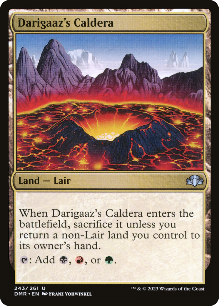 Darigaaz's Caldera [Dominaria Remastered] | Card Merchant Takapuna