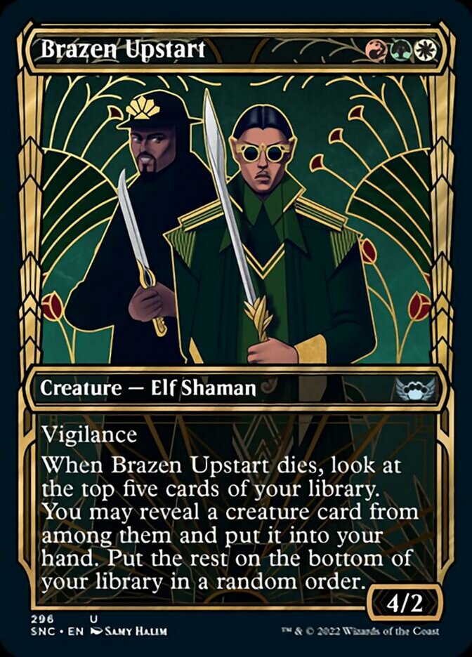 Brazen Upstart (Showcase Golden Age) [Streets of New Capenna] | Card Merchant Takapuna