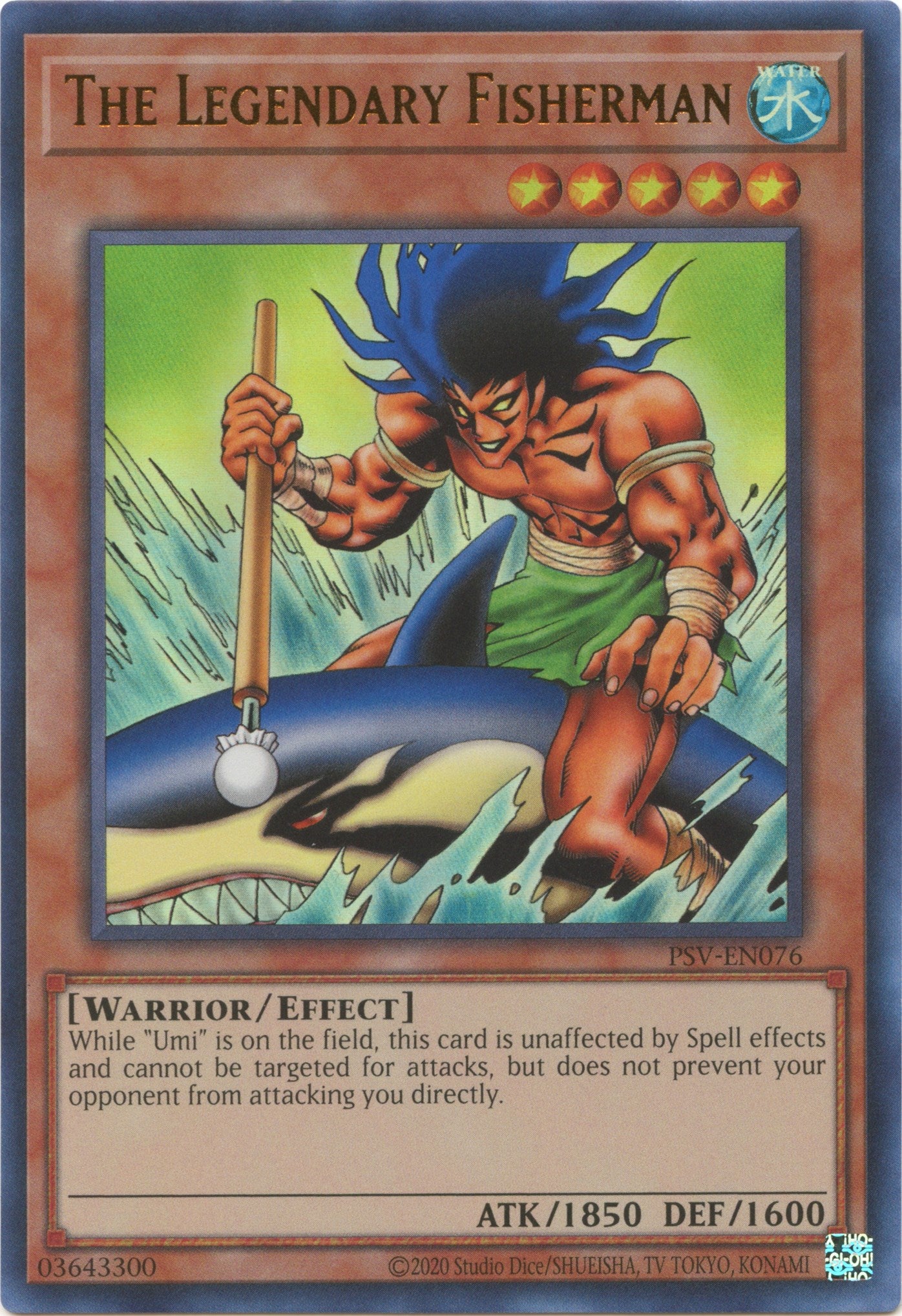 The Legendary Fisherman (25th Anniversary) [PSV-EN076] Ultra Rare | Card Merchant Takapuna