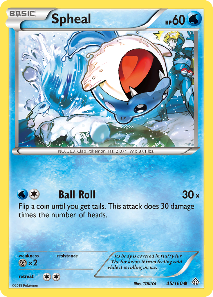 Spheal (45/160) [XY: Primal Clash] | Card Merchant Takapuna