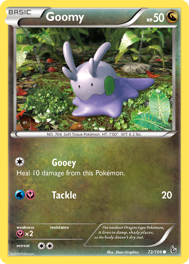 Goomy (72/106) [XY: Flashfire] | Card Merchant Takapuna