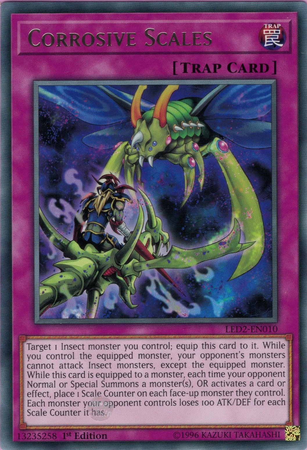 Corrosive Scales [LED2-EN010] Rare | Card Merchant Takapuna