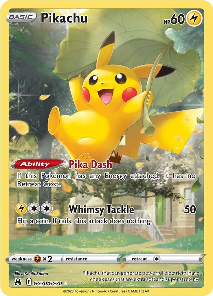 Pikachu (GG30/GG70) [Sword & Shield: Crown Zenith] | Card Merchant Takapuna