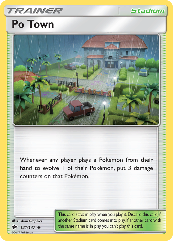 Po Town (121/147) [Sun & Moon: Burning Shadows] | Card Merchant Takapuna