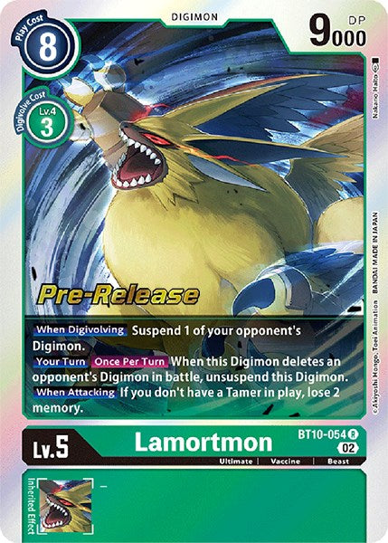 Lamortmon [BT10-054] [Xros Encounter Pre-Release Cards] | Card Merchant Takapuna