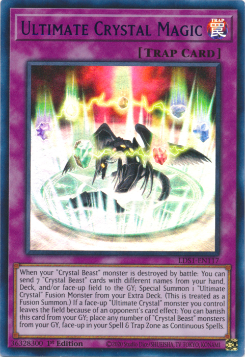 Ultimate Crystal Magic (Purple) [LDS1-EN117] Ultra Rare | Card Merchant Takapuna