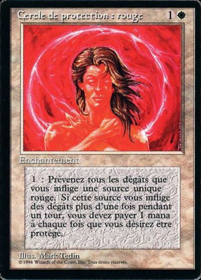 Circle of Protection: Red [Foreign Black Border] | Card Merchant Takapuna