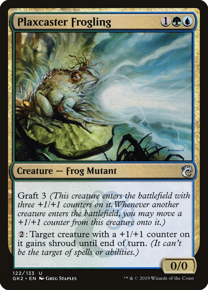 Plaxcaster Frogling [Ravnica Allegiance Guild Kit] | Card Merchant Takapuna