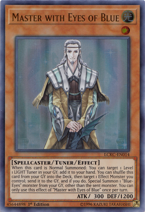 Master with Eyes of Blue [LCKC-EN014] Ultra Rare | Card Merchant Takapuna