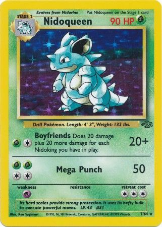 Nidoqueen (7/64) [Jungle Unlimited] | Card Merchant Takapuna