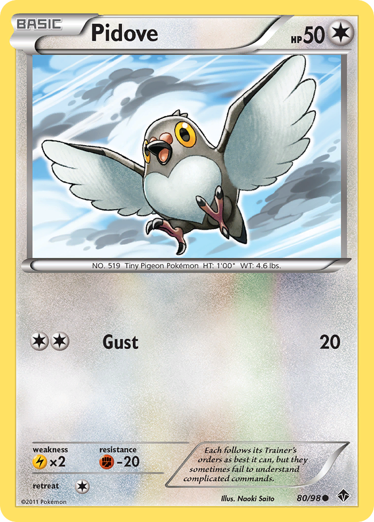 Pidove (80/98) [Black & White: Emerging Powers] | Card Merchant Takapuna