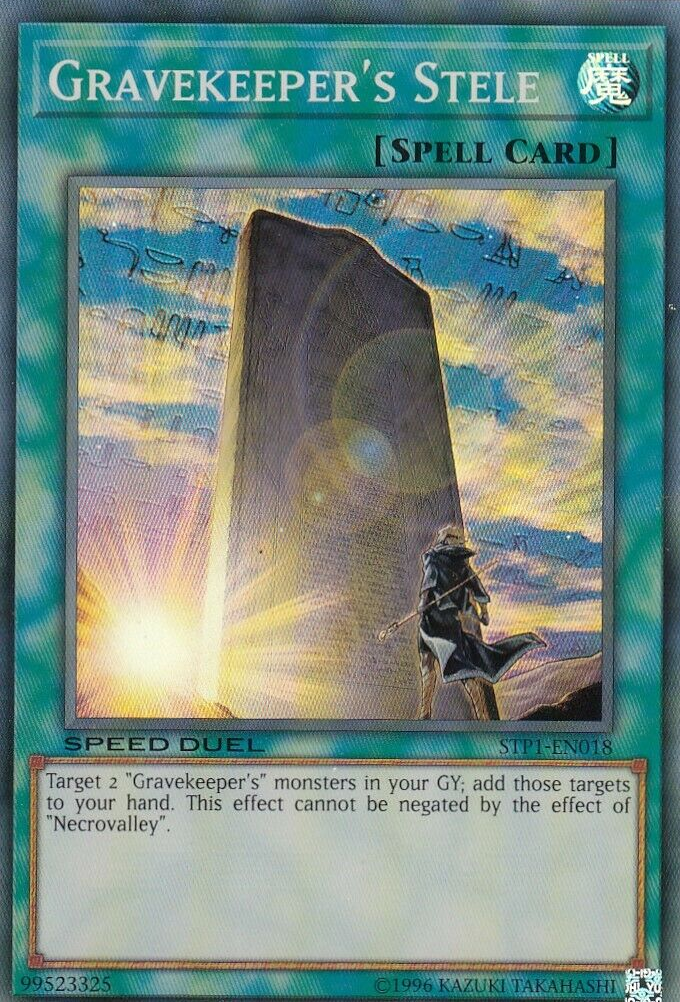 Gravekeeper's Stele [STP1-EN018] Super Rare | Card Merchant Takapuna