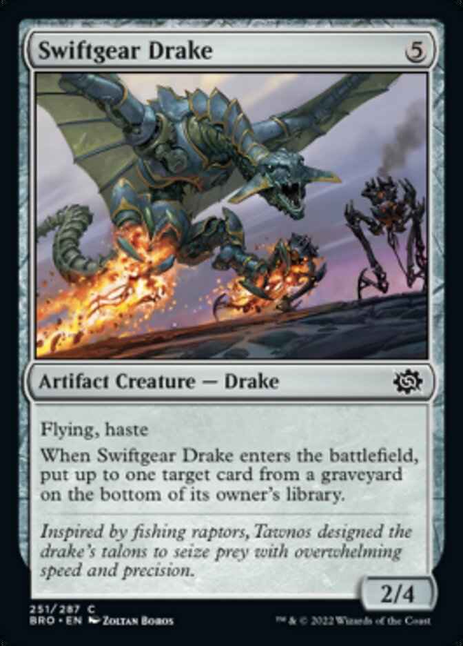 Swiftgear Drake [The Brothers' War] | Card Merchant Takapuna