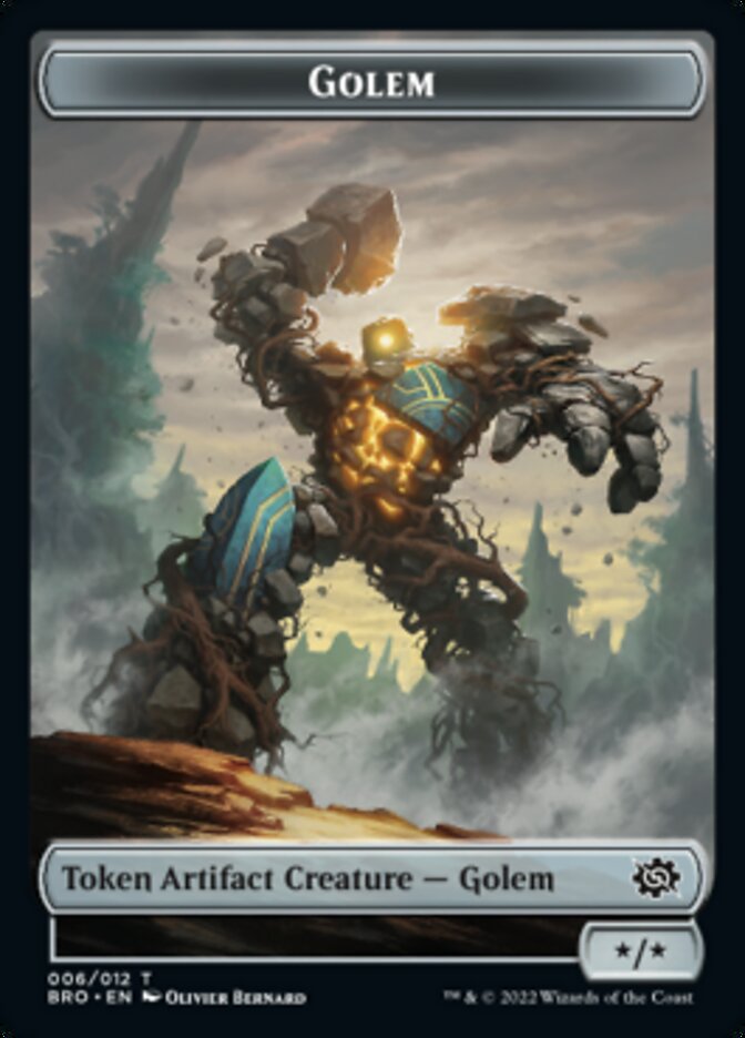 Golem Token [The Brothers' War Tokens] | Card Merchant Takapuna